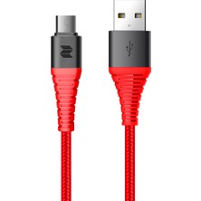 Rock Space Z9 Hi-Tensile Micro USB Şarj ve Data Aktarım Kablosu 120CM 2A