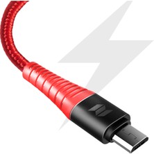 Rock Space Z9 Hi-Tensile Micro USB Şarj ve Data Aktarım Kablosu 120CM 2A