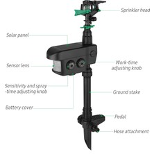 Gahome Güneş Enerjisi Hareketli Yağmurlama Sistemi 3 Zaman  (Yurt Dışından)