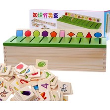 Ginson Montessori 3D Ahşap Matematik Oyuncak Seti - Çok Renkli (Yurt Dışından)