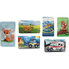 Trendy Toys Ahşap Puzzle Ilk Yapbozum 6 Adet 6 Parçalı 18X11CM