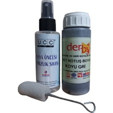 Derby Deri Eşya ve Ayakkabı Likit Bakım Rötuş Boyası ve Sağdıç Temizleme Sıvısı 100 ml