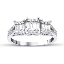 Mas Diamond 0,52 Karat Baget Yüzük