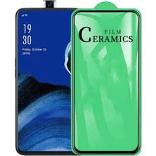 Microcase Oppo Reno 2z Tam Kaplayan Esnek Ceramic Nano Ekran Koruma - Siyah-AL3274
