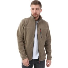 Honest Honest  Bato Yaka Tam Fermuarlı Ceket Yeşil