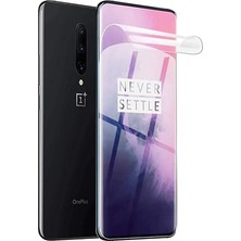 Microcase Oneplus 7 Pro Full Ekran Koruma Curved 3D Pet Film - Şeffaf