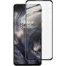 Microcase Oneplus Nord N10 Tam Kaplayan Çerçeveli Tempered Ekran Koruyucu - Siyah
