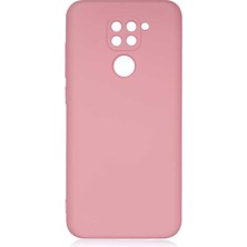 Mobaxaksesuar Xiaomi Redmi Note 9 Kılıf Içi Kadife Lansman Kapak - Açık Pembe