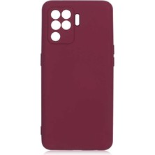Mobaxaksesuar Oppo Reno 5 Lite Kılıf Içi Kadife Lansman Kapak - Koyu Mor