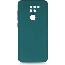 Mobaxaksesuar Xiaomi Redmi Note 9 Kılıf Içi Kadife Lansman Kapak - Koyu Yeşil