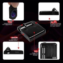 Teknoclub Hyundaı Yeni Nesil Kapı Altı Pilli LED Logo Karanlık ve Mesafe Sensörlü LED Işıklı Lamba  Logo