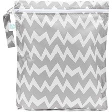 Bumkins Islak/kirli Çantası - Gray Chevron
