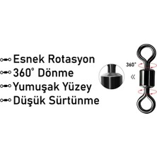 Portfish   Rolling Swivel Bilyalı Gross Fırdöndü