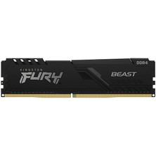 Kıngston  Fury Beast 16Gb 3200Mhz Ddr4 Cl16 Dımm     Bellek    Kf432C16Bb/16