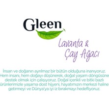 Gleen Organik İçerikli Vegan 1 lt Lavanta-Çay Ağacı Elde Bulaşık Deterjanı