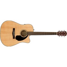 Fender CD-60SCE Wn Nat Elektro Akustik Gitar