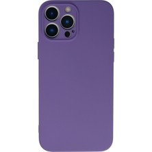 Activist iPhone 13 Pro Kılıf Içi Kadife Lansman Silikon - Mor