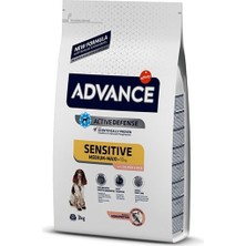 Advance Sensitive Somonlu Hassas Yetişkin Köpek Maması 3 kg