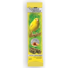 Gold Wings Ballı ve Yumurtalı Kanarya Kuşu Krakeri 2 Li