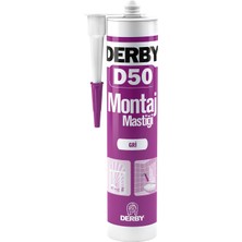 Derby D50 Montaj Mastiği Gri - 500g