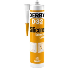 Derby D32 Genel Amaçlı Silikon Beyaz - 320 gr