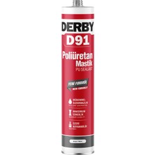 Derby D91 Poliüretan Mastik Beyaz 280ml