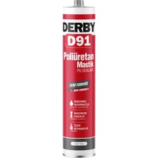 Derby D91 Poliüretan Mastik Siyah 280Ml