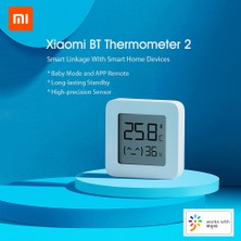 Xiaomi 4 Adet Bluetooth Kablosuz Akıllı Termometre - Beyaz (Yurt Dışından)