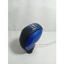 Moda Peugeot 206 207 307 301 Partner Mavi Beyaz LED Spor Topuz