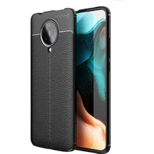 Microcase Xiaomi Poco F2 Pro - Redmi K30 Pro Leather Tpu Silikon Kılıf - Siyah
