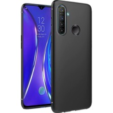 Microcase Realme 5i / 5 Elektrocase Serisi Silikon Kılıf - Siyah