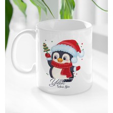 BK Kişiye Özel Mutlu Yıllar Tasarımlı Beyaz Kupa Bardak-15