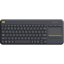 Logitech K400 Plus 2.4 Ghz Kablosuz Dokunmatik Kontrol Klavye (Yurt Dışından)