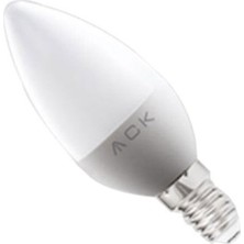 Ack 7W Buji LED Ampul 3000K