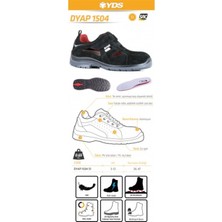 Yds Dyap 1504 S1 Iş Ayakkabısı Siyah
