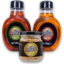 Milas Üreticiler Birliği Polen + Çam Balı 1 kg + Çiçek Balı 1 kg