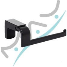 Tema Banyo Premium Kağıtlık Kapaksız Siyah Renkli 71010-2M