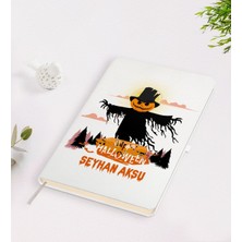 BK Kişiye Özel Happy Halloween Tasarımlı Beyaz Defter-7