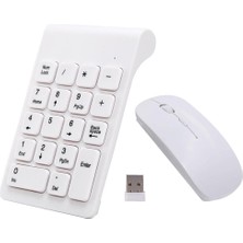 Prettyia 2.4g Sayısal Tuş Takımı USB Kablosuz Mouse Seti (Yurt Dışınd(Yurt Dışından)