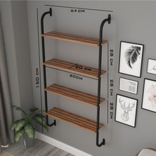 Sensa Kitaplık Metal Duvar