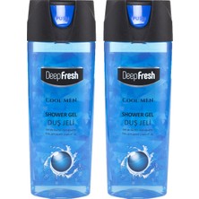 Deep Fresh Pratik Kapaklı Erkek Duş Jeli Cool Men 500 Ml X 2 Adet