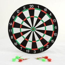 Çift Taraflı 30 cm Dart Tahtası ve 4 Adet Ok