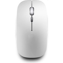 Tcherchi Ultra Ince Bluetooth Kablosuz Mouse - Gri (Yurt Dışından)