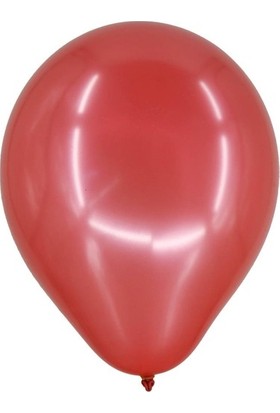 Nedi Balon Metalik Kırmızı 100 Lü PM-72013