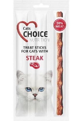 Cats Choice Biftekli Kedi Ödül Maması 3 x 15 gr