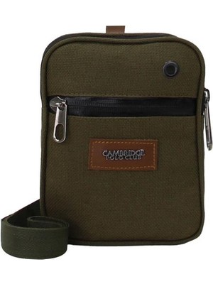 Cambridge Polo Club Ön Cepli Çapraz Askılı Erkek Çantası PLEVR50081-HAKİ 016