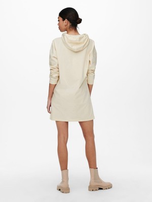 Only Onldreamer Lıfe Sweat Hood Dress Swtnoos Birch