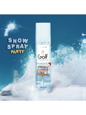 Golf Kar Köpüğü Parti spreyi ( Kalıcı olmayan formül)