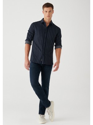 Mavi Erkek KVNÇ Serisi Gece Mavi 90s Urban Black Jean Pantolon 001070-32115