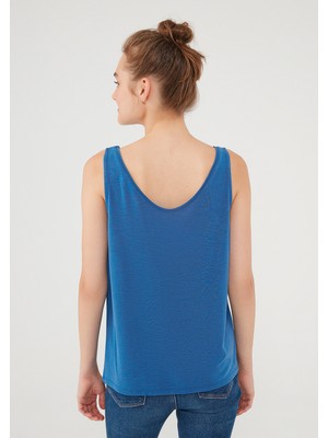 Mavi Kadın Lux Touch Askılı Lacivert Modal Tişört 167850-31305